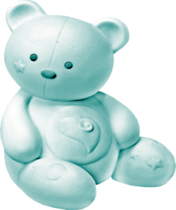 cute blue bear